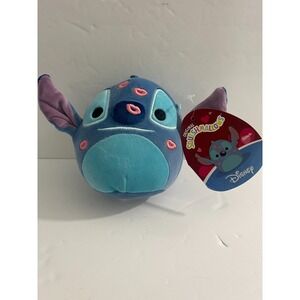 Squishmallows 5" Valentines Disney‎ Stitch with Kisses (NWT)